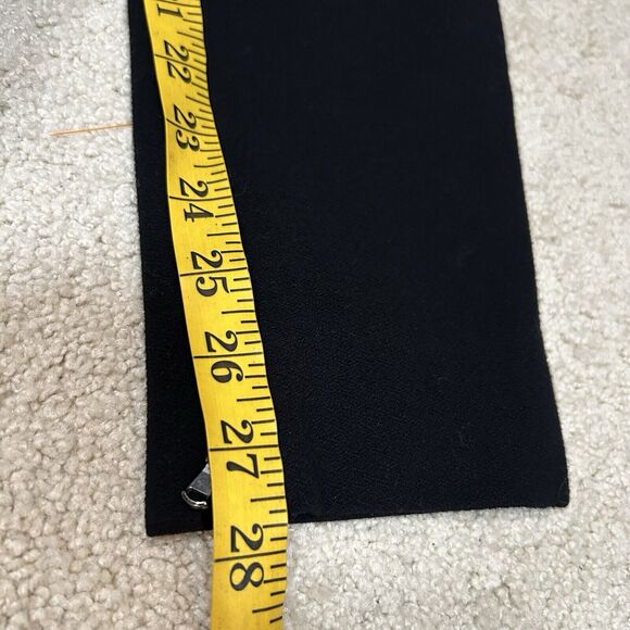 Dolce & Gabbana Dress Pants Black Italy Ankle Zip Stretch Women's Size 46 US 10 - Picture 8 of 8